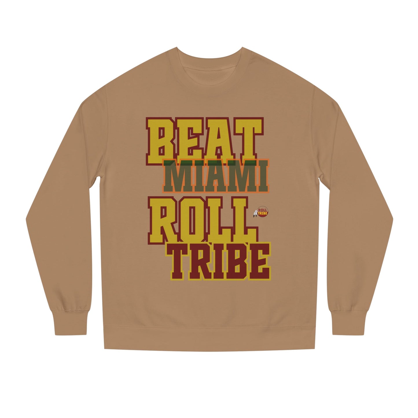 Roll Tribe "Beat Miami" Roll Tribe Unisex Crew Neck Sweatshirt