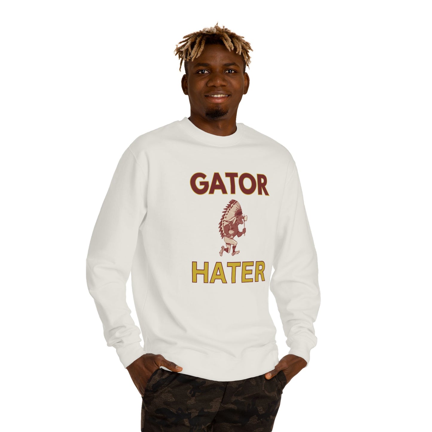 Roll Tribe - "GATOR HATER"  Unisex Crew Neck Sweatshirt