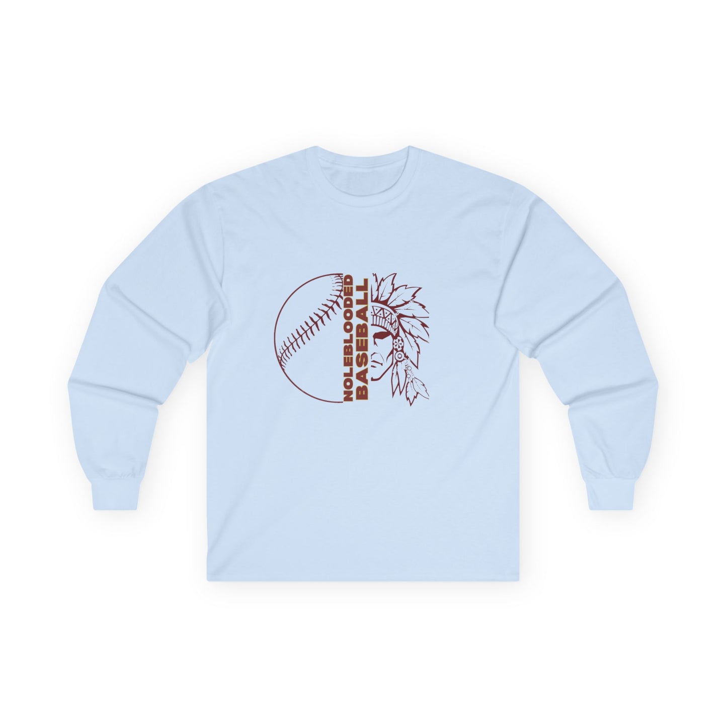 Noleblooded Athletics - Baseball Unisex Double-Sided, Long Sleeve Tee