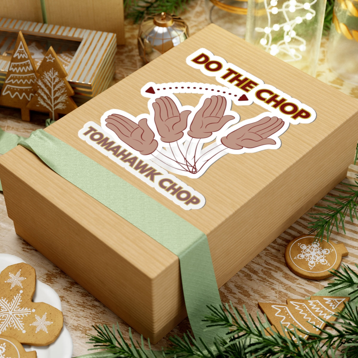 Roll Tribe "DO THE CHOP" Kiss-Cut Stickers