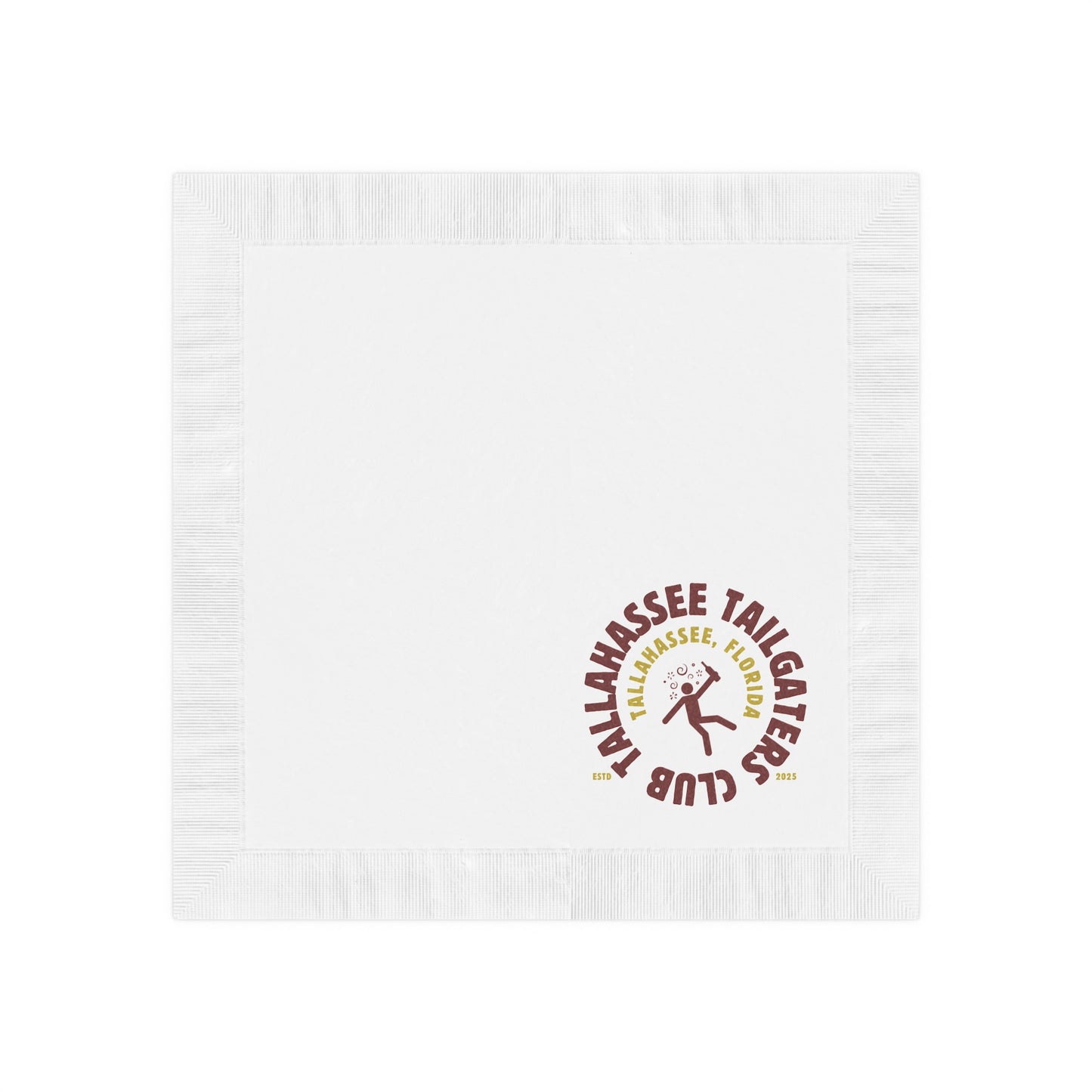 Tallahassee Tailgater Club Napkins - Perfect for Game Day Celebrations
