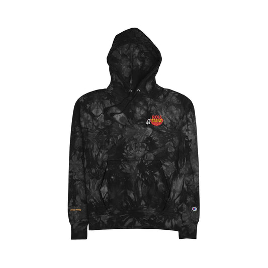 Roll Tribe Unisex Champion Tie-Dye Hoodie with Embroidery