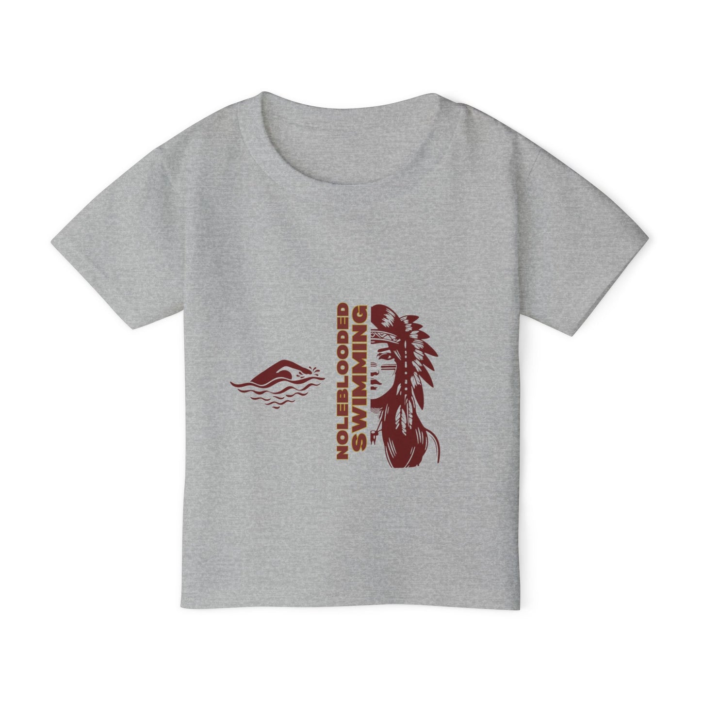 Noleblooded Athletics - Ladies Swimming Double-Sided, Toddler T-Shirt