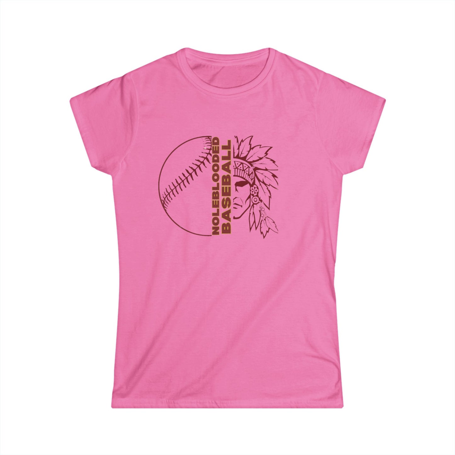Noleblooded Athletics - Baseball Women's Double-Sided, Softstyle Tee