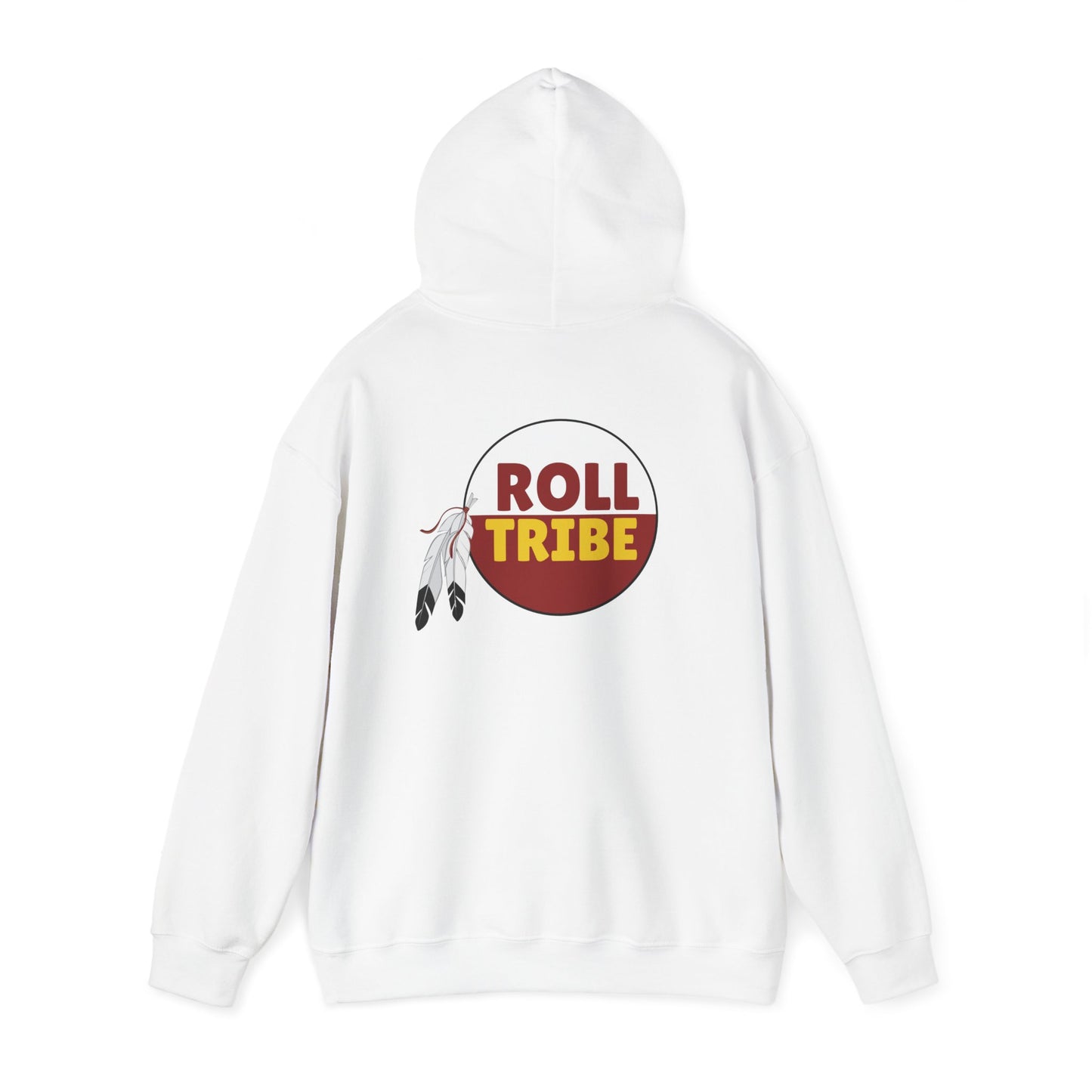 Roll Tribe - "Established 1851 Badge" Garnet Print Unisex Hooded Sweatshirt
