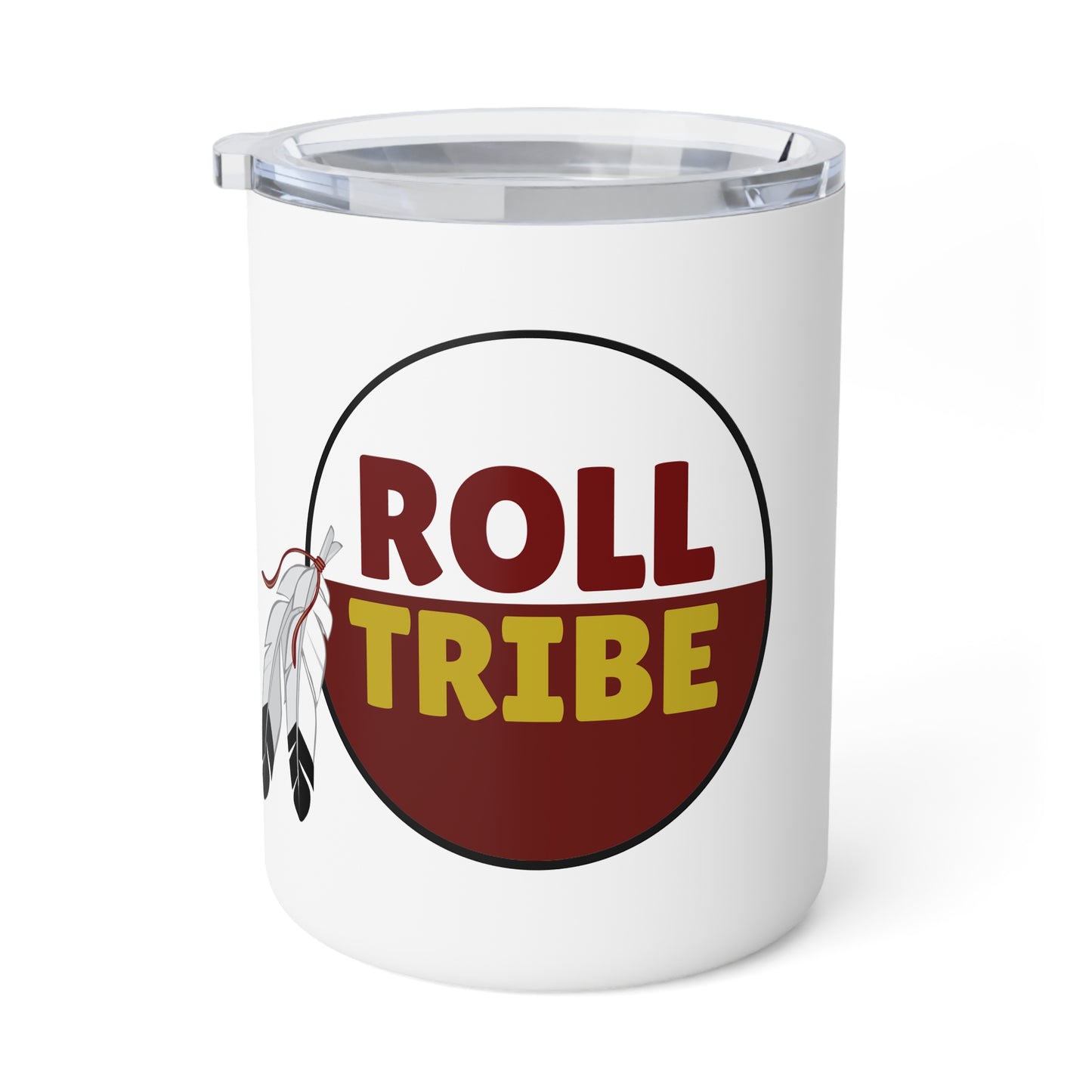 Roll Tribe Insulated Coffee Mug - 10oz Travel Cup for Coffee Lovers