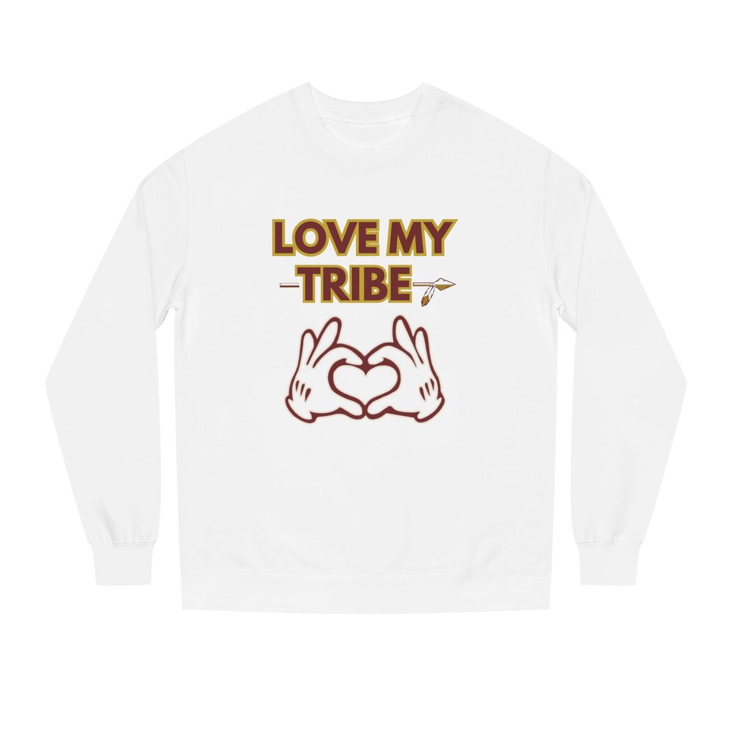 Roll Tribe "Love My Tribe" Unisex Crew Neck Sweatshirt