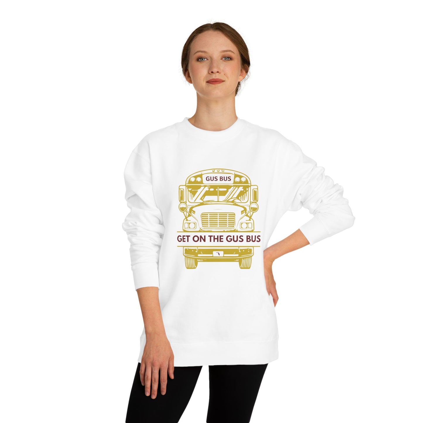 Roll Tribe "Get On The Gus Bus"  Unisex Crew Neck Sweatshirt
