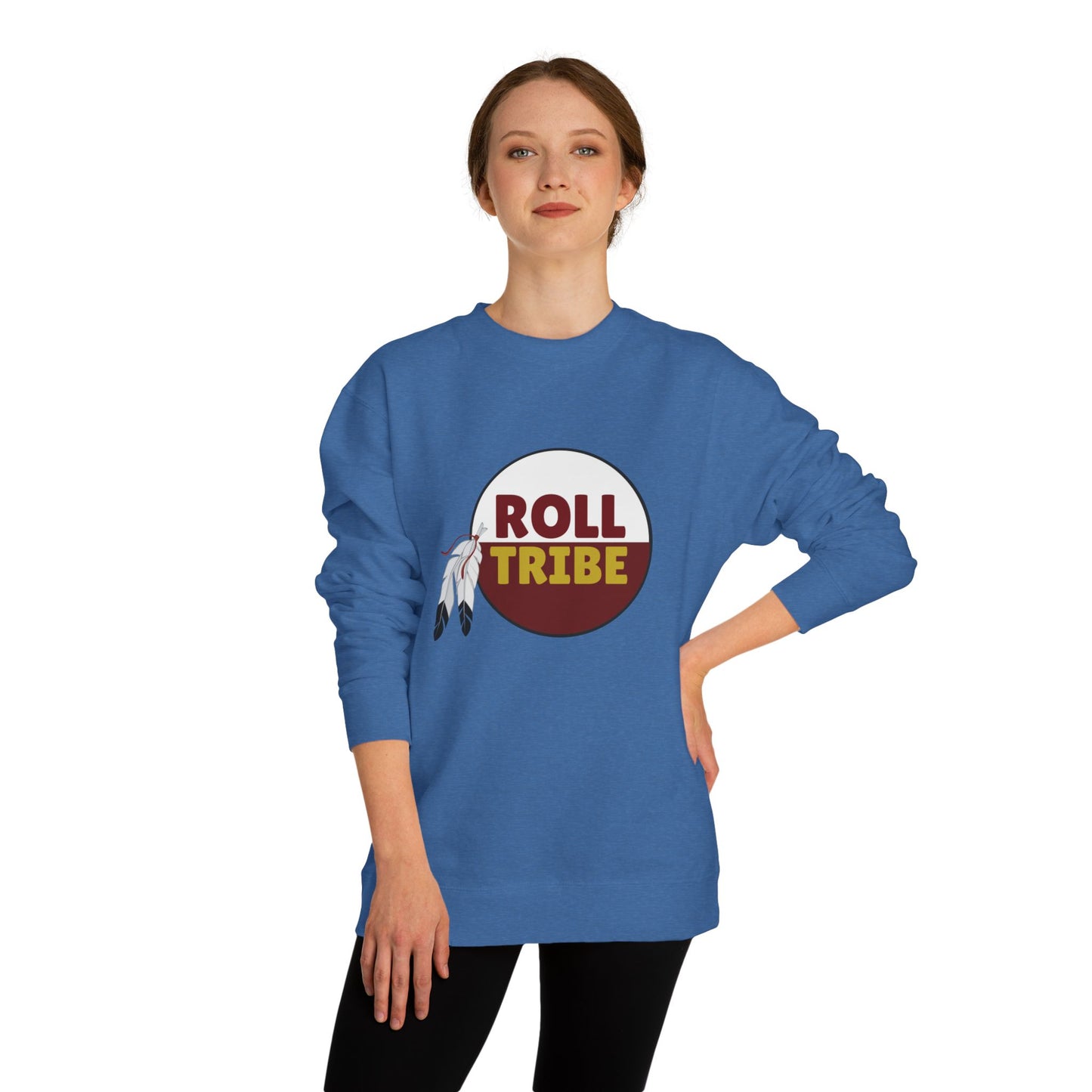 Tribe Spirit Unisex Crew Neck Sweatshirt - Roll Tribe Design