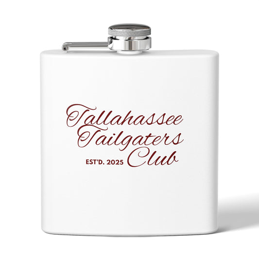 Gameday - "Tallahassee Tailgaters Club" Stainless Steel Flask - 6oz