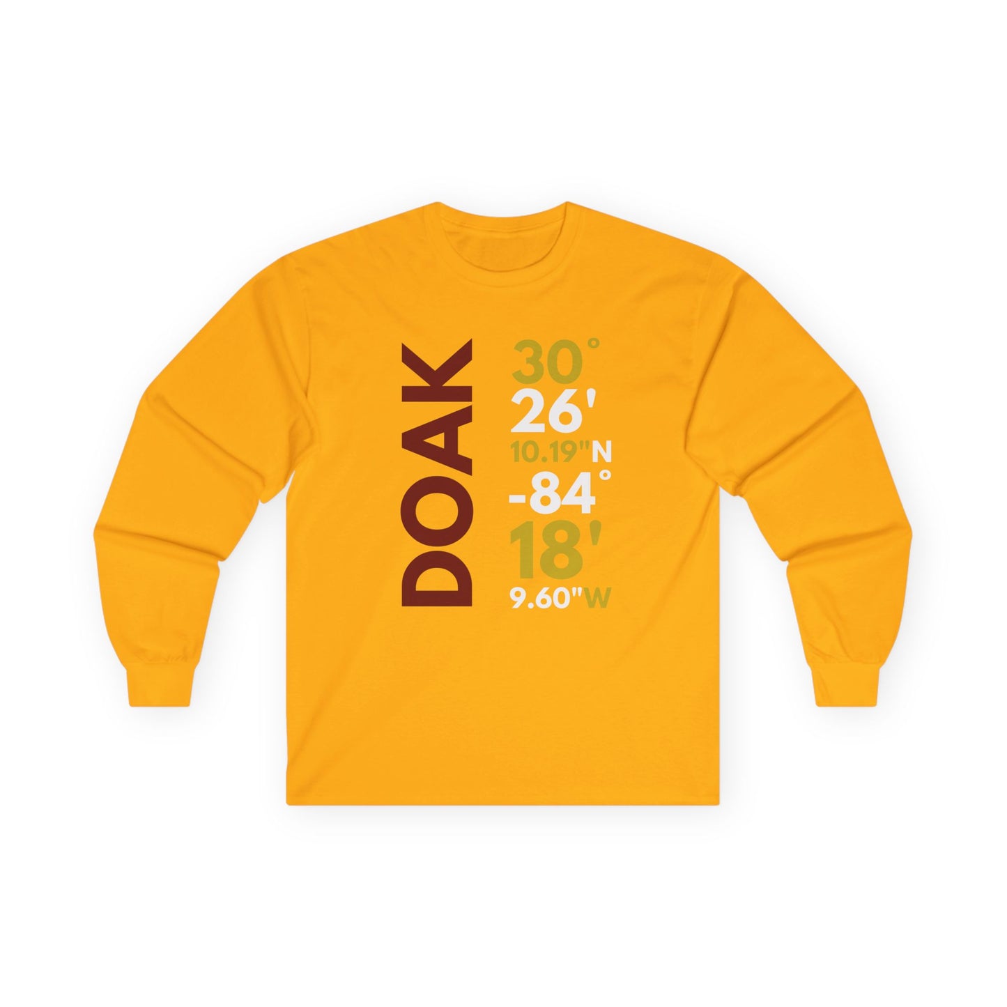 Gameday - "DOAK Coordinates" Unisex Long Sleeve Tee
