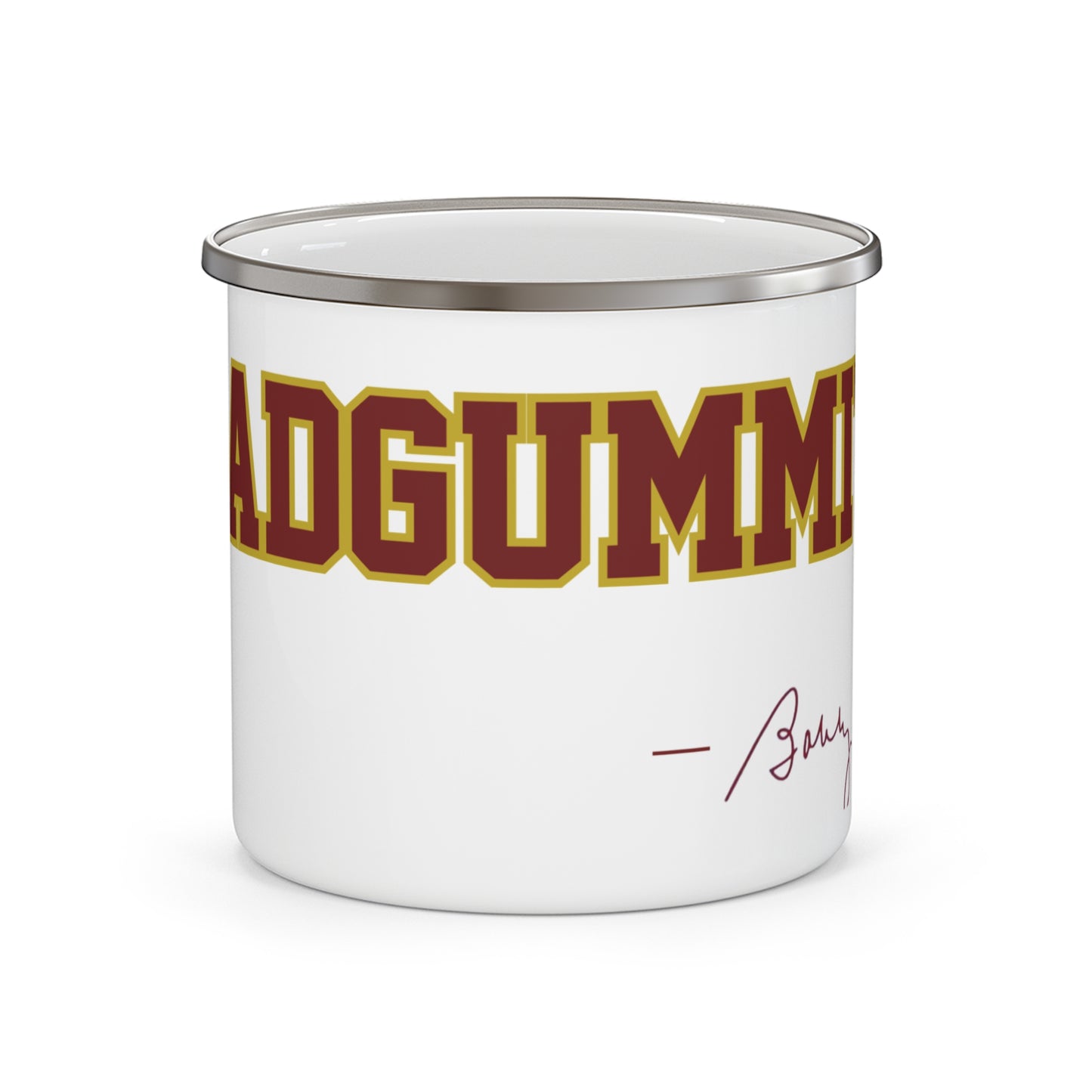 Tribal Traditions "DADGUMMIT" Custom Enamel Camping Mug