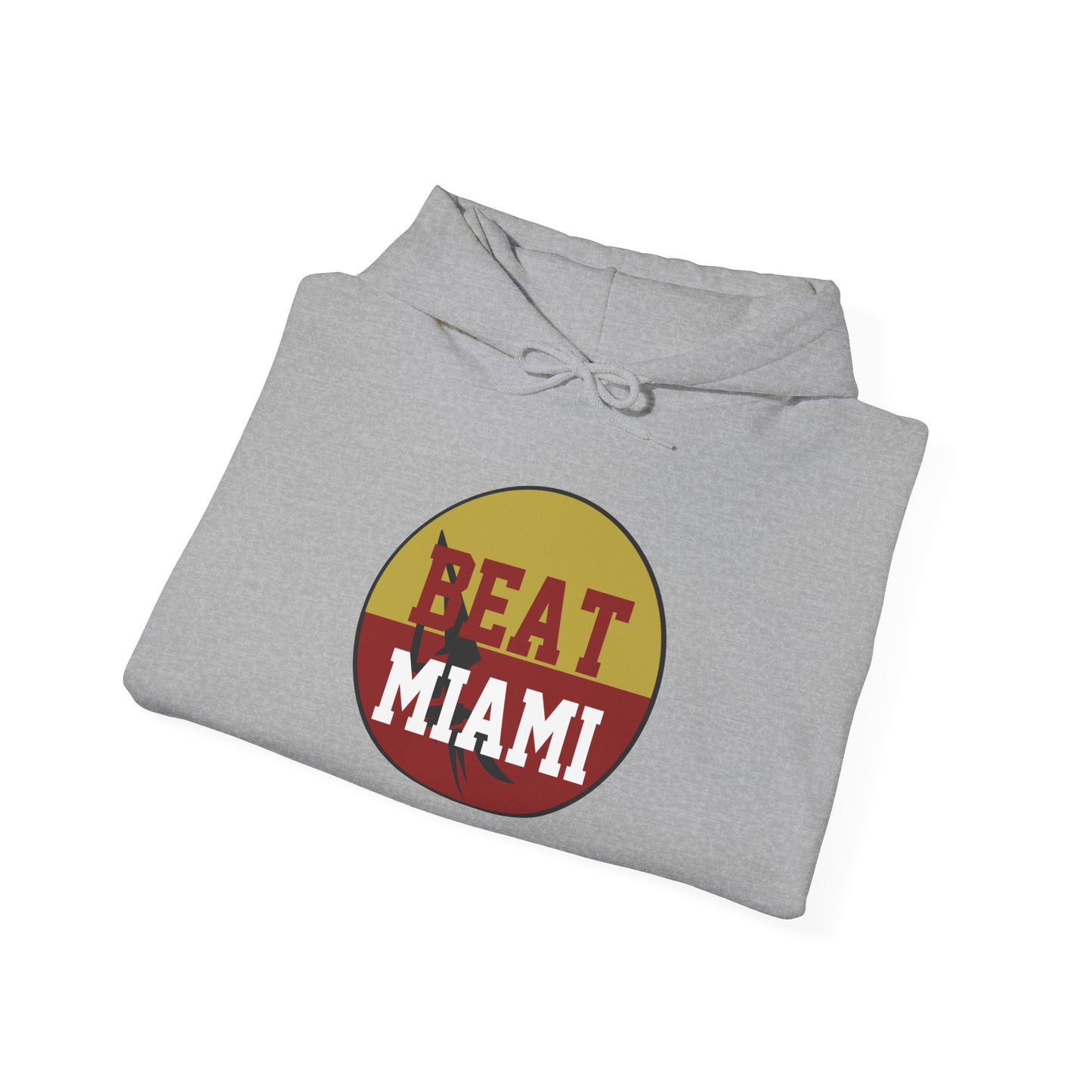 Gameday - "BEAT MIAMI" Button Unisex Heavy Blend Hoodie
