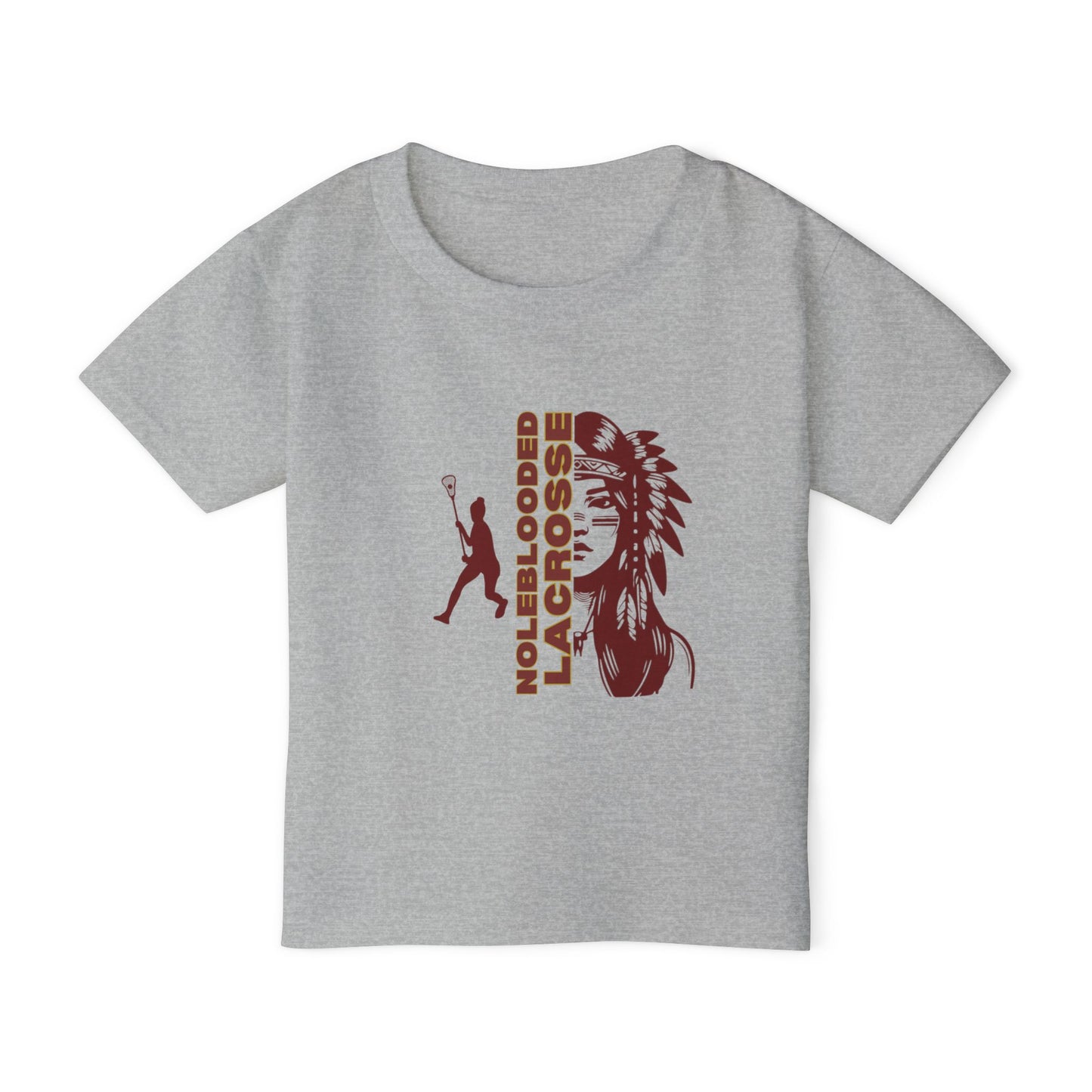 Noleblooded Athletics - Ladies Lacrosse Double-Sided,  Toddler T-Shirt