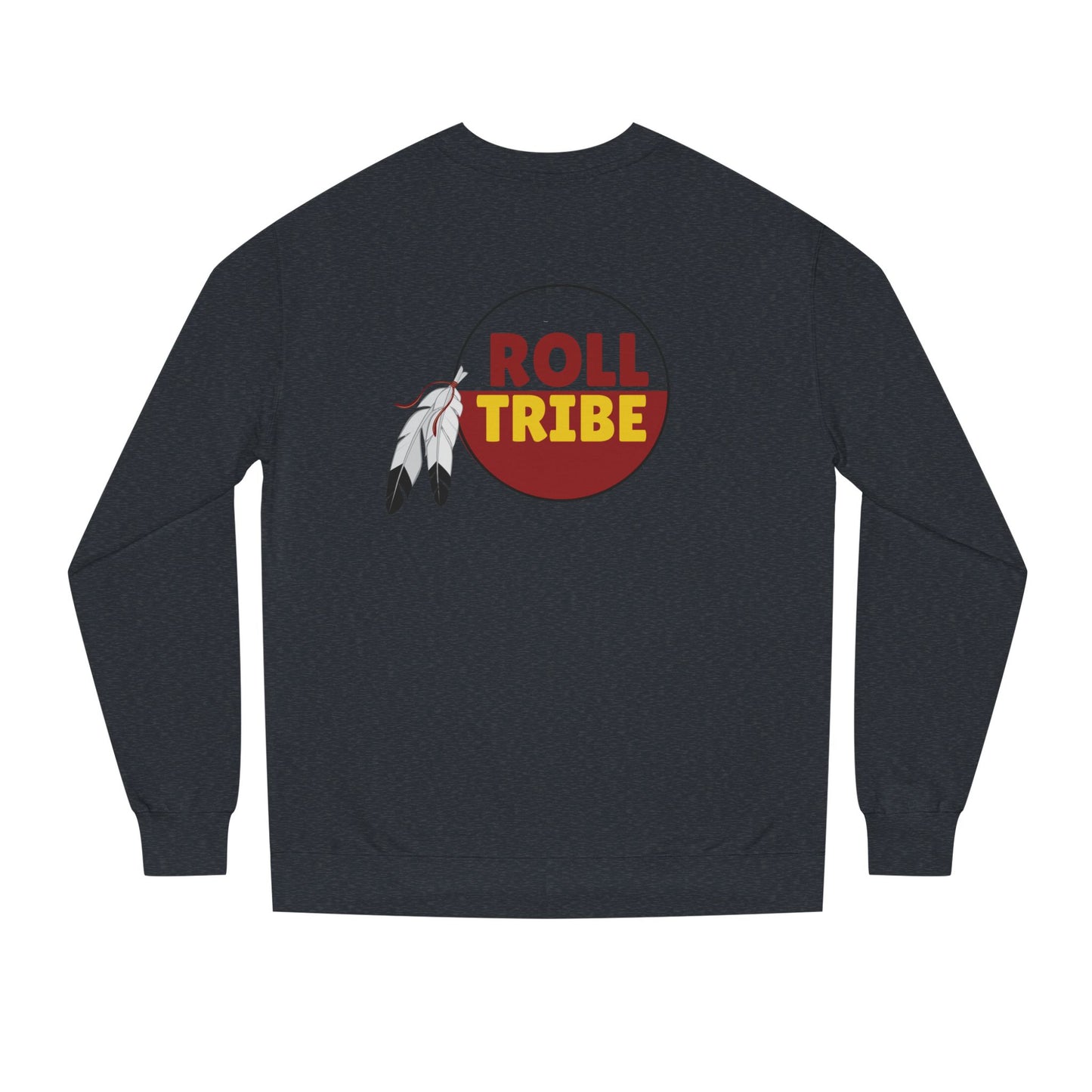 Roll Tribe "Cartoon Indian" Unisex Crew Neck Sweatshirt