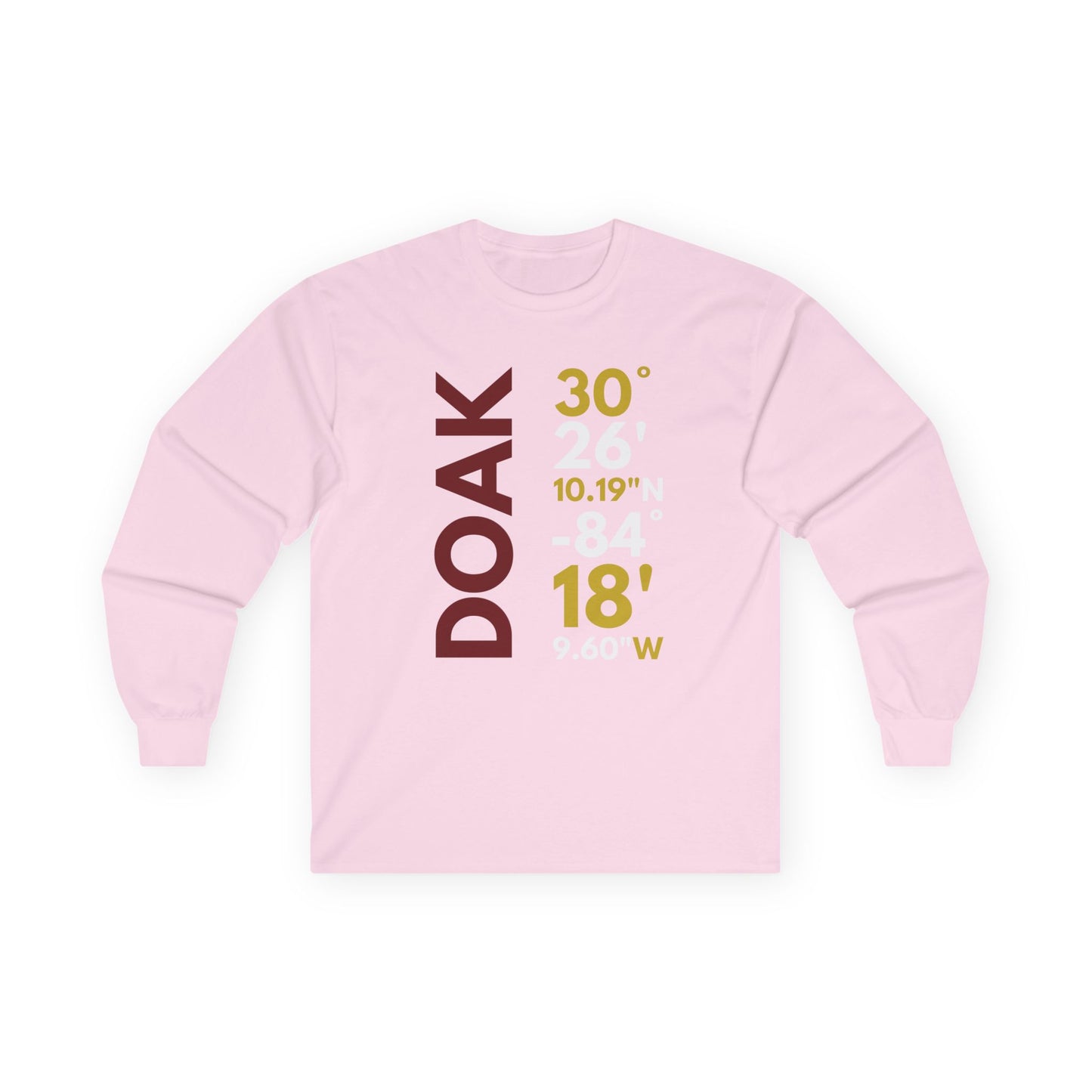 Gameday - "DOAK Coordinates" Unisex Long Sleeve Tee
