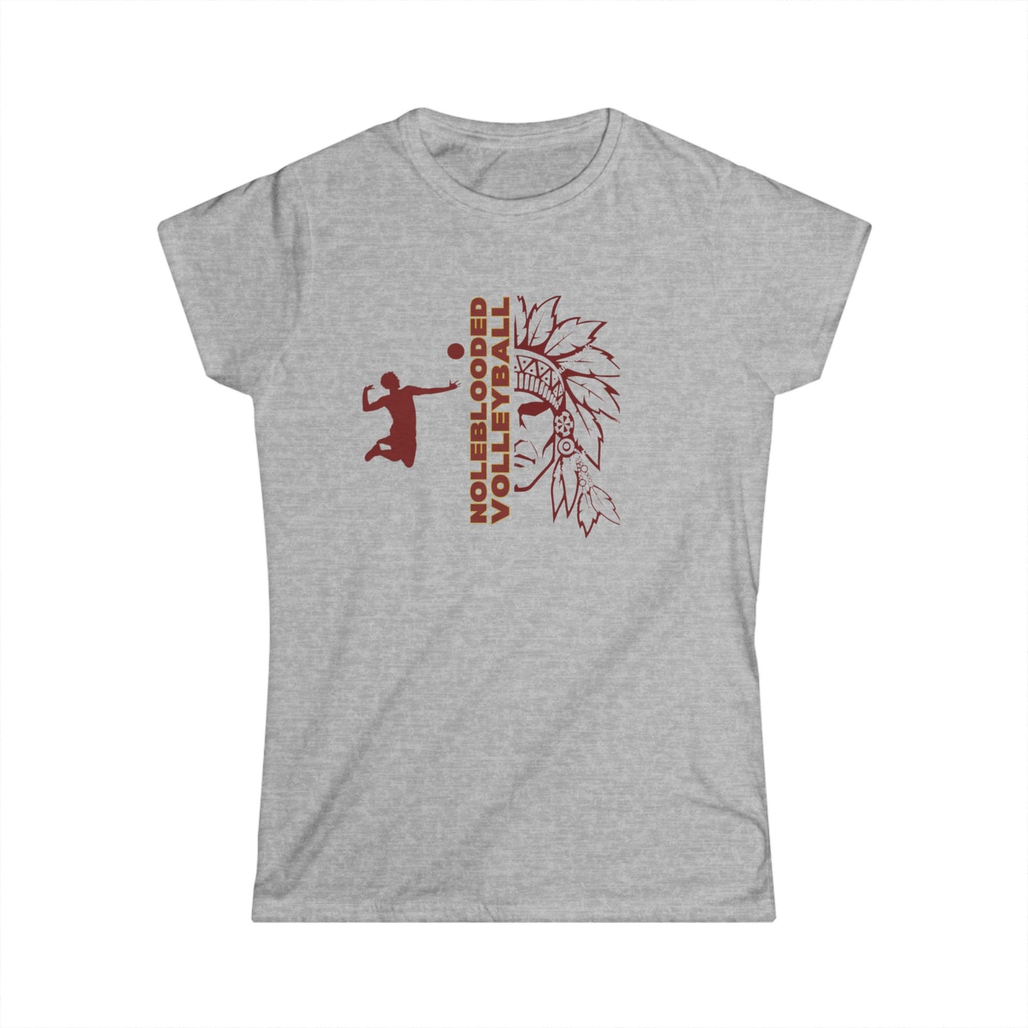 Noleblooded Athletics - Volleyball Women's Double-Sided, Tee