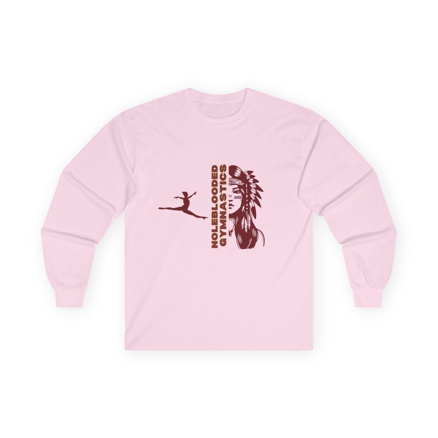 Noleblooded Athletics - Ladies Gymnastics Unisex Double-Sided, Long Sleeve Tee