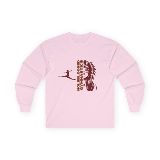 Noleblooded Athletics - Ladies Gymnastics Unisex Double-Sided, Long Sleeve Tee
