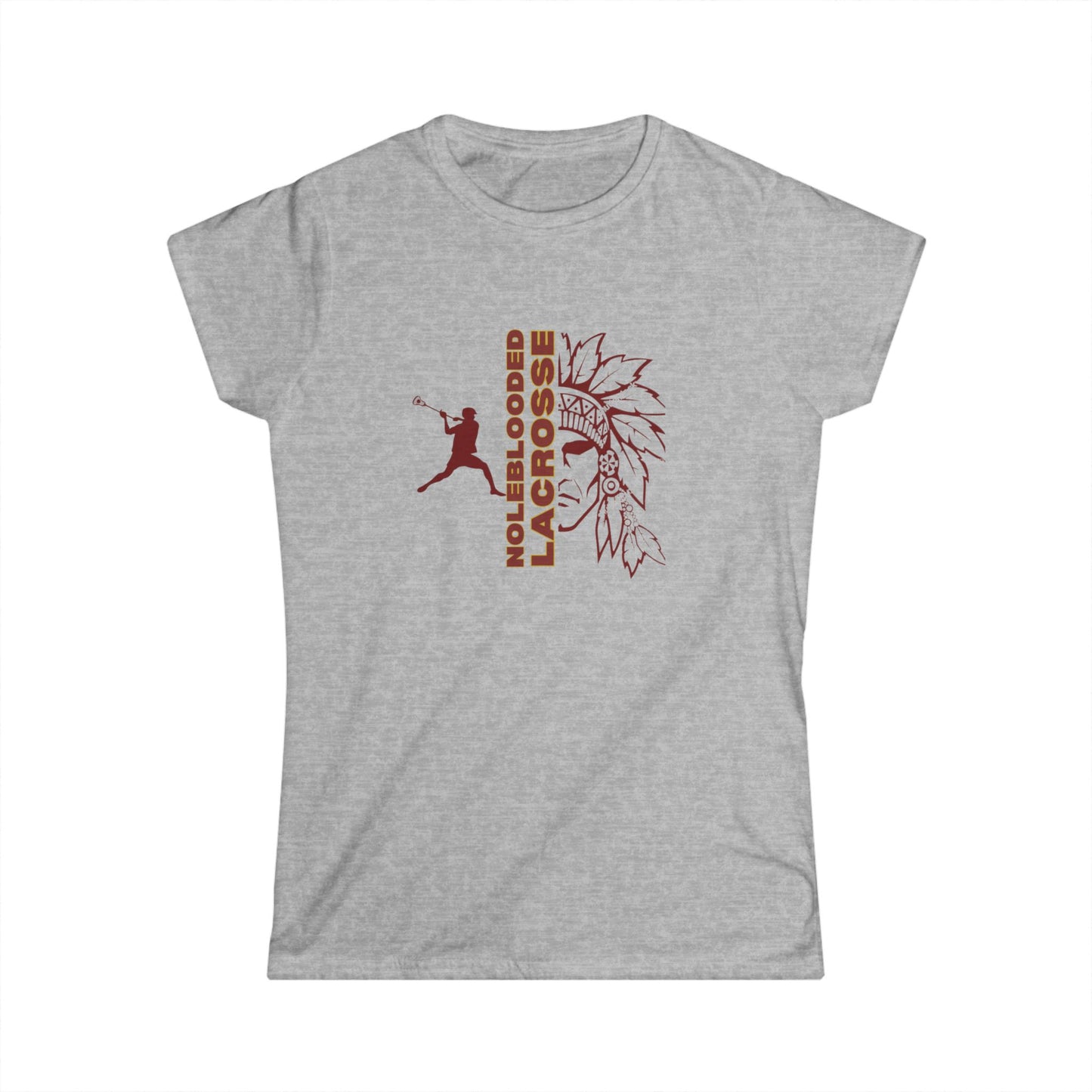 Noleblooded Athletics - Lacrosse Women's Double-Sided, Tee