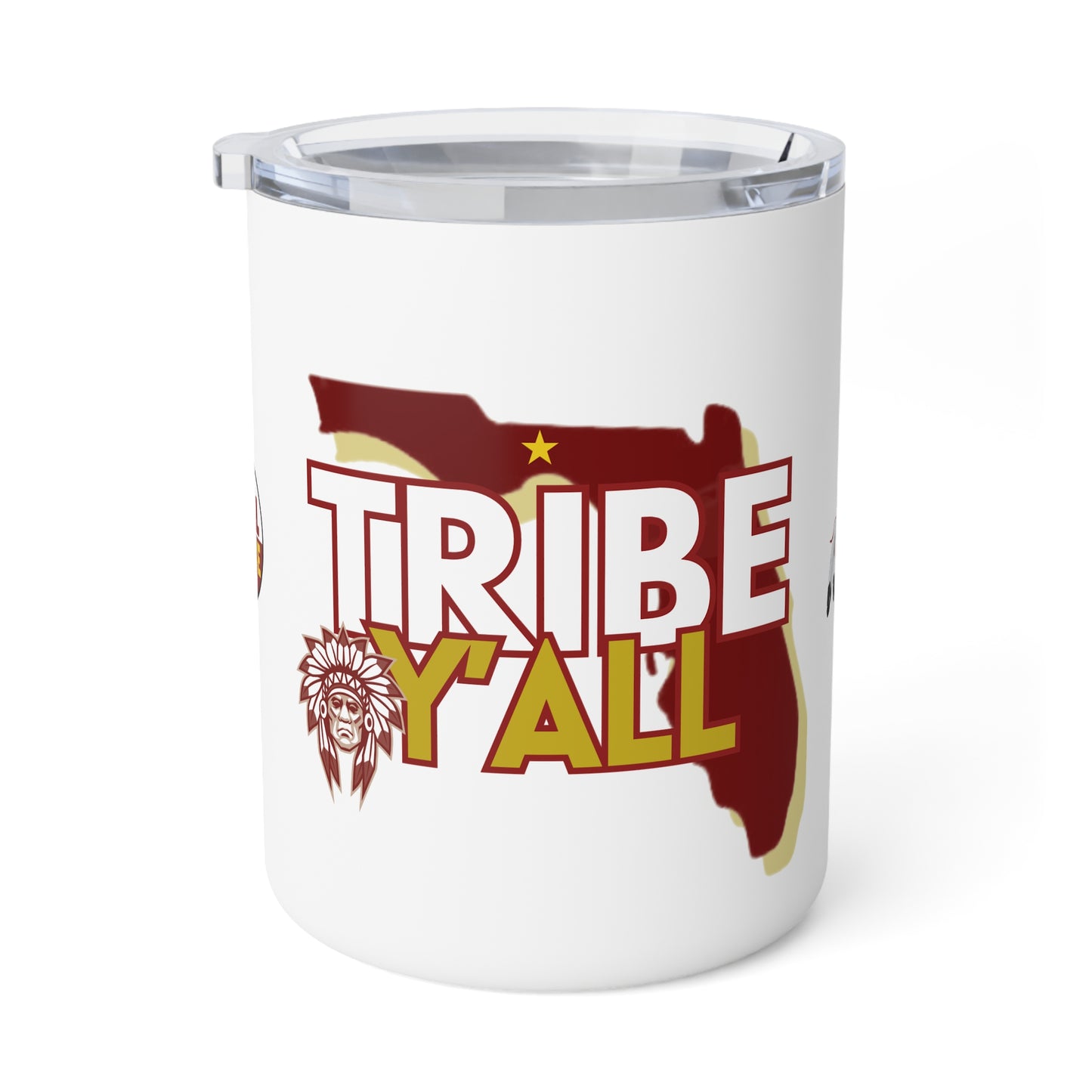 Tribal Traditions "Tribe Y'all" Insulated Coffee Mug - 10oz Travel Cup