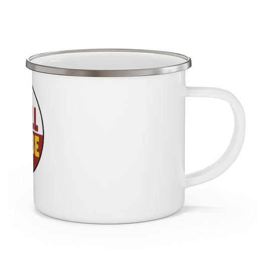 Roll Tribe Enamel Camping Mug - Adventure Ready Coffee Cup for Outdoor Enthusiasts and Nature Lovers