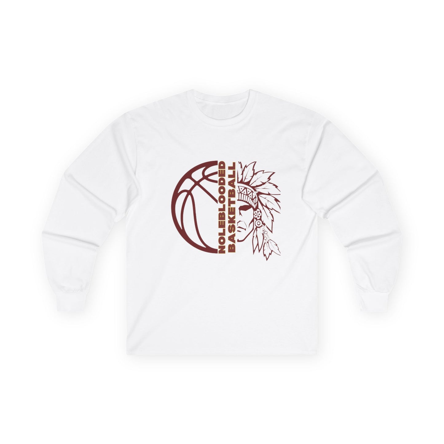 Noleblooded Athletics - Basketball Unisex Double-Sided, Long Sleeve Tee