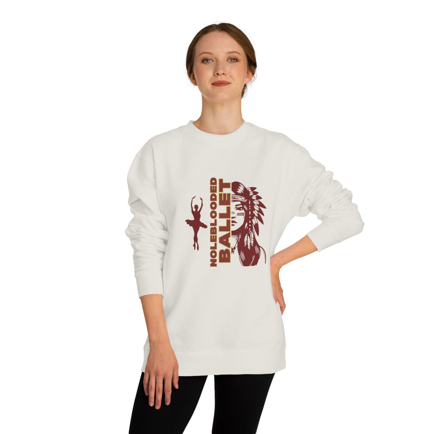 Noleblooded Athletics - Ballet Unisex Crew Neck Sweatshirt