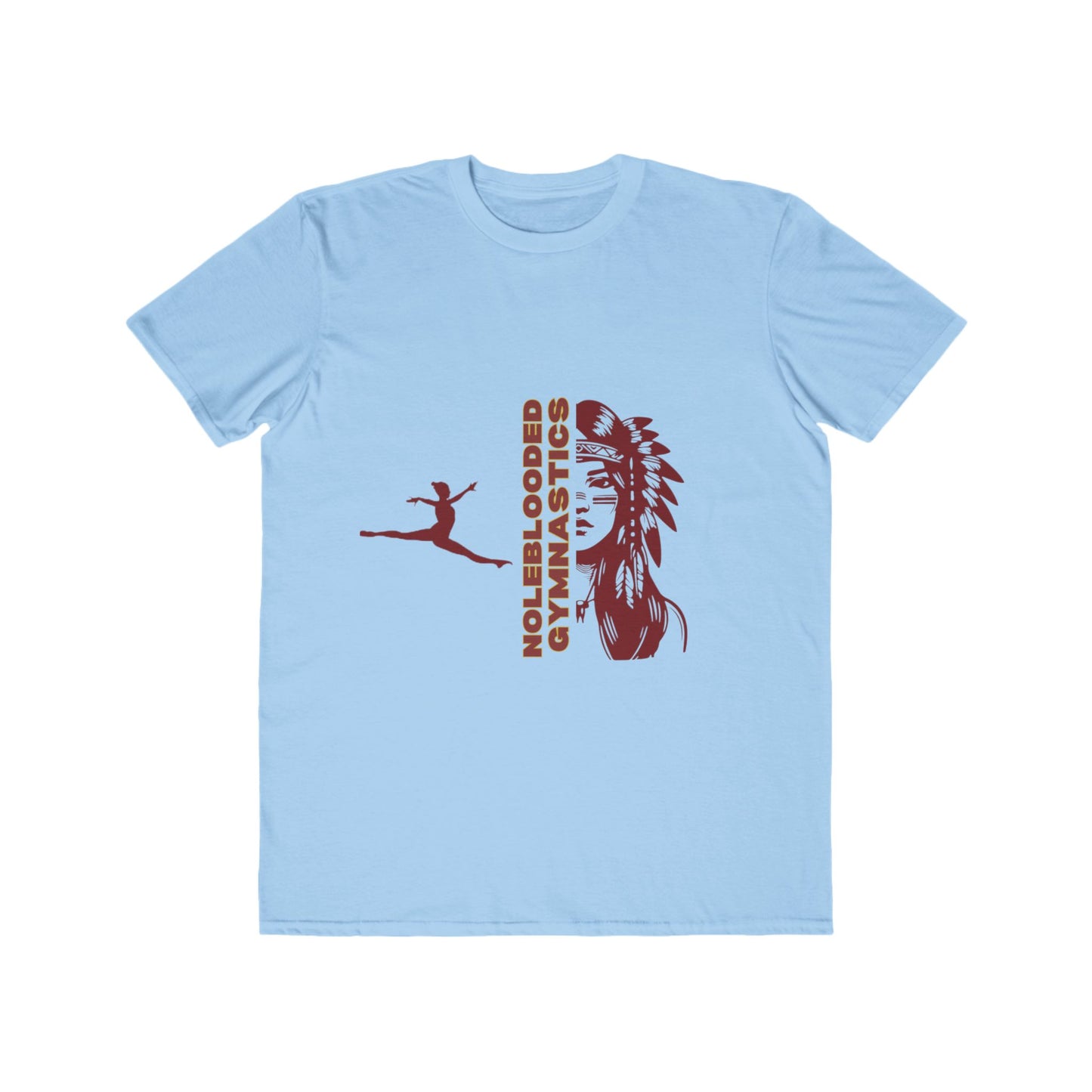 Noleblooded Athletics - Ladies Gymnastics Unisex Lightweight Double-Sided, Graphic Tee