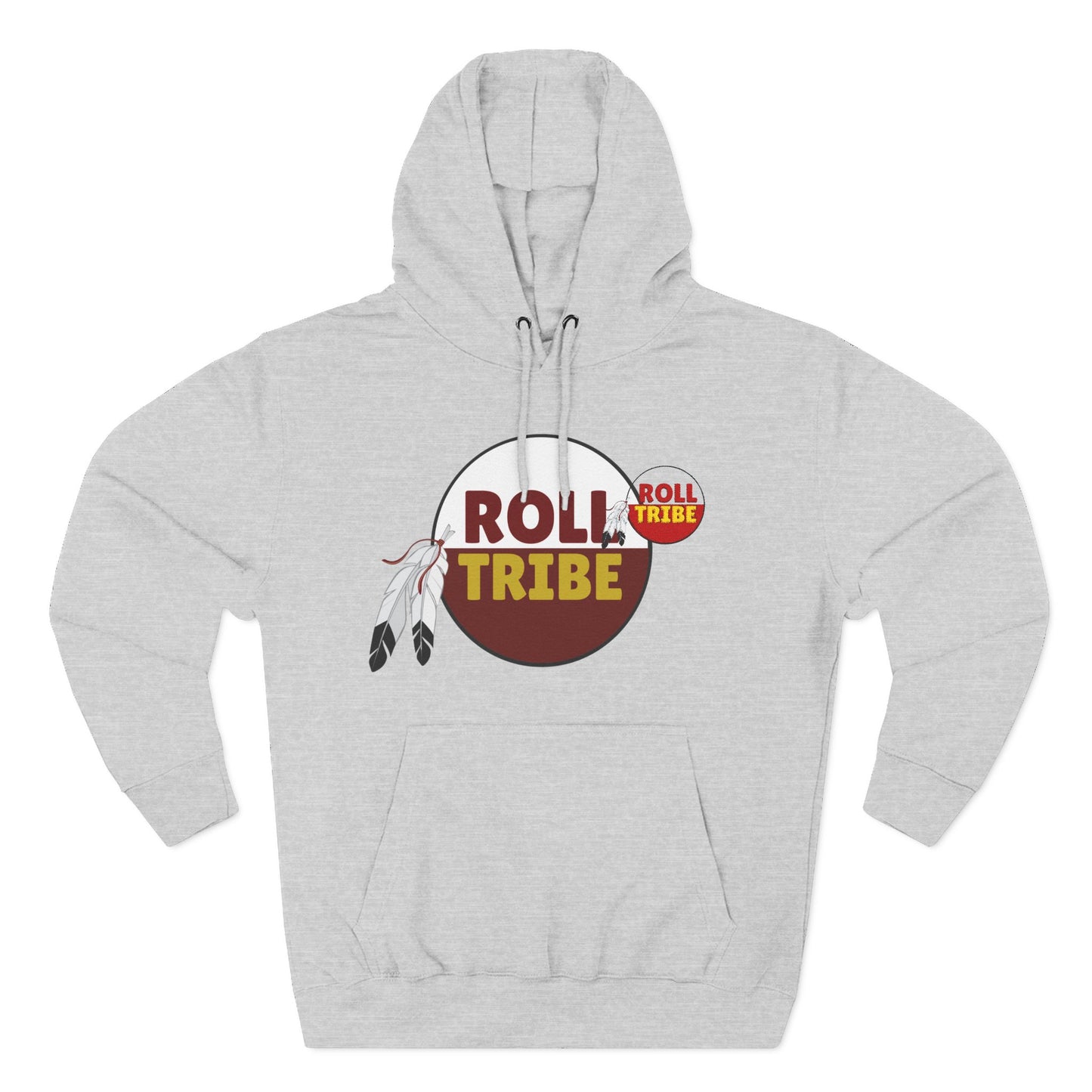 Roll Tribe Embroidered, Three-Panel Fleece Hoodie