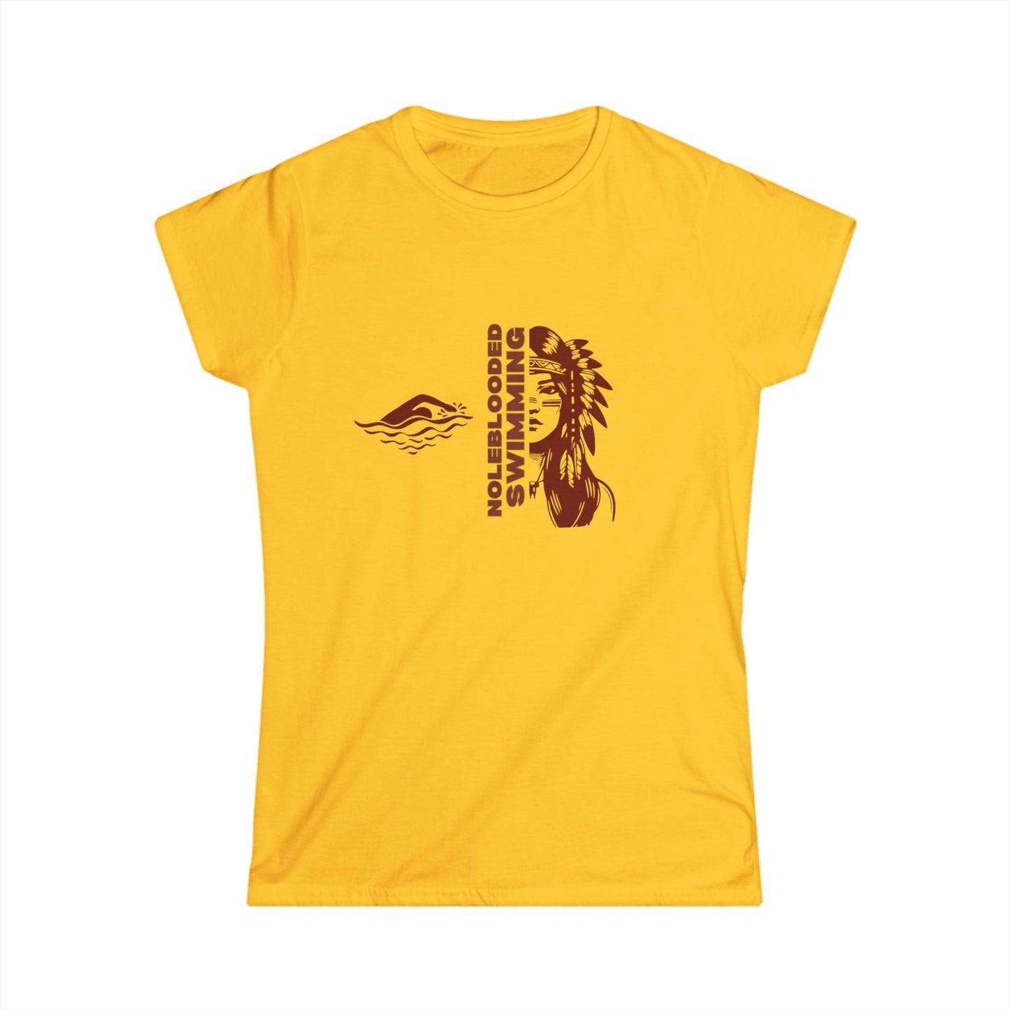 Noleblooded Athletics - Ladies Swimming Women's Softstyle Tee