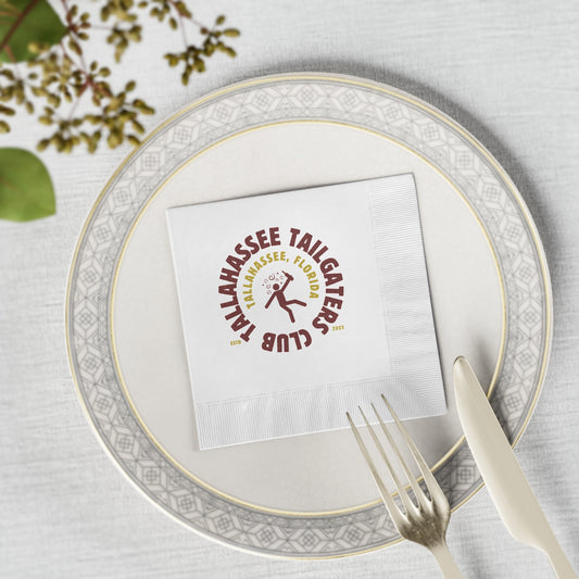 Tallahassee Tailgater Club Napkins - Perfect for Game Day Celebrations
