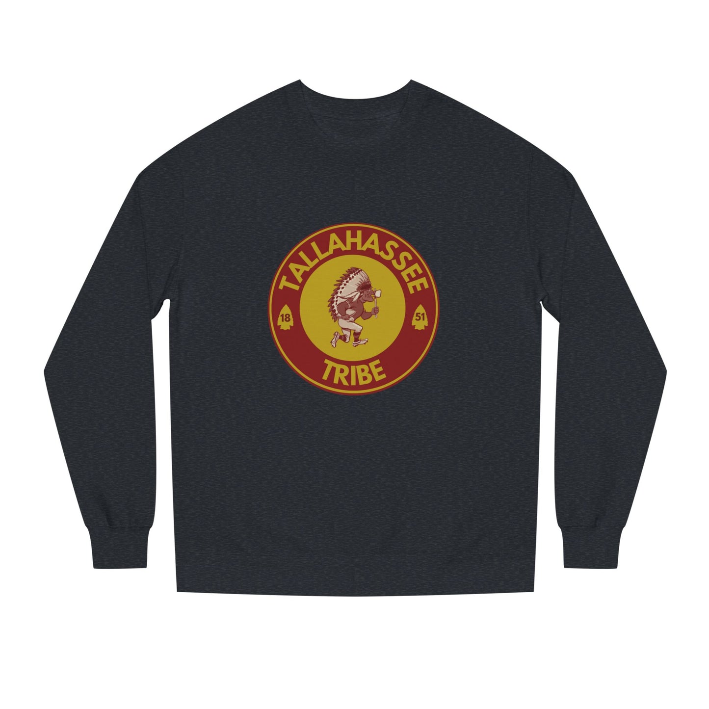 Roll Tribe :Tallahassee Tribe" Double-Sided, Unisex Crew Neck Sweatshirt
