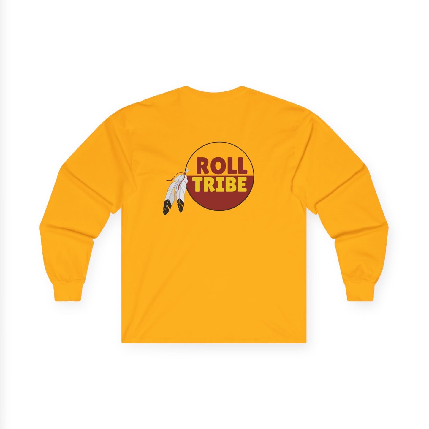 Roll Tribe Nation, Big Chief Long Sleeve Tee | Unisex Cotton Shirt