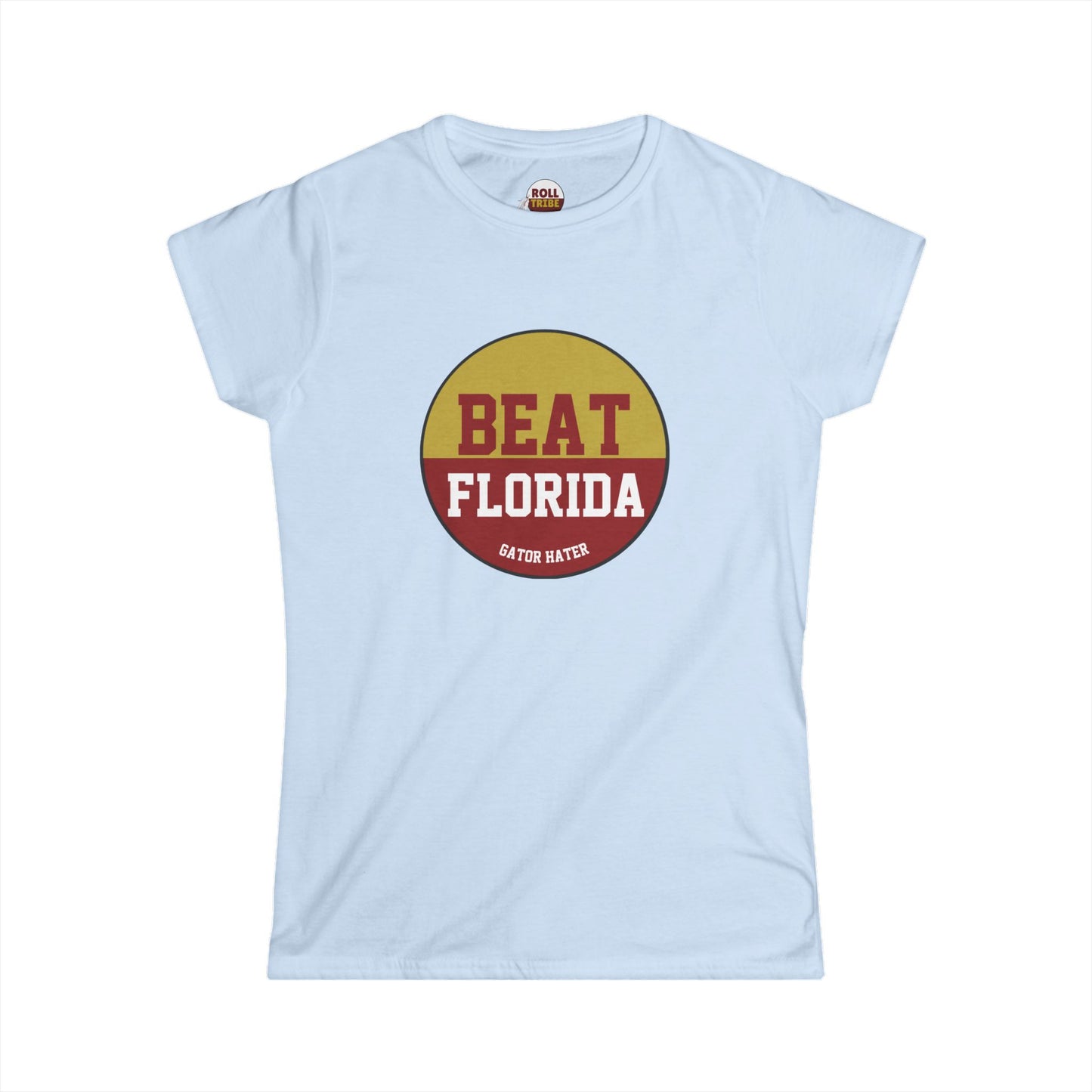 Gameday - "BEAT FLORIDA Gator Hater Button" Women's Softstyle Tee