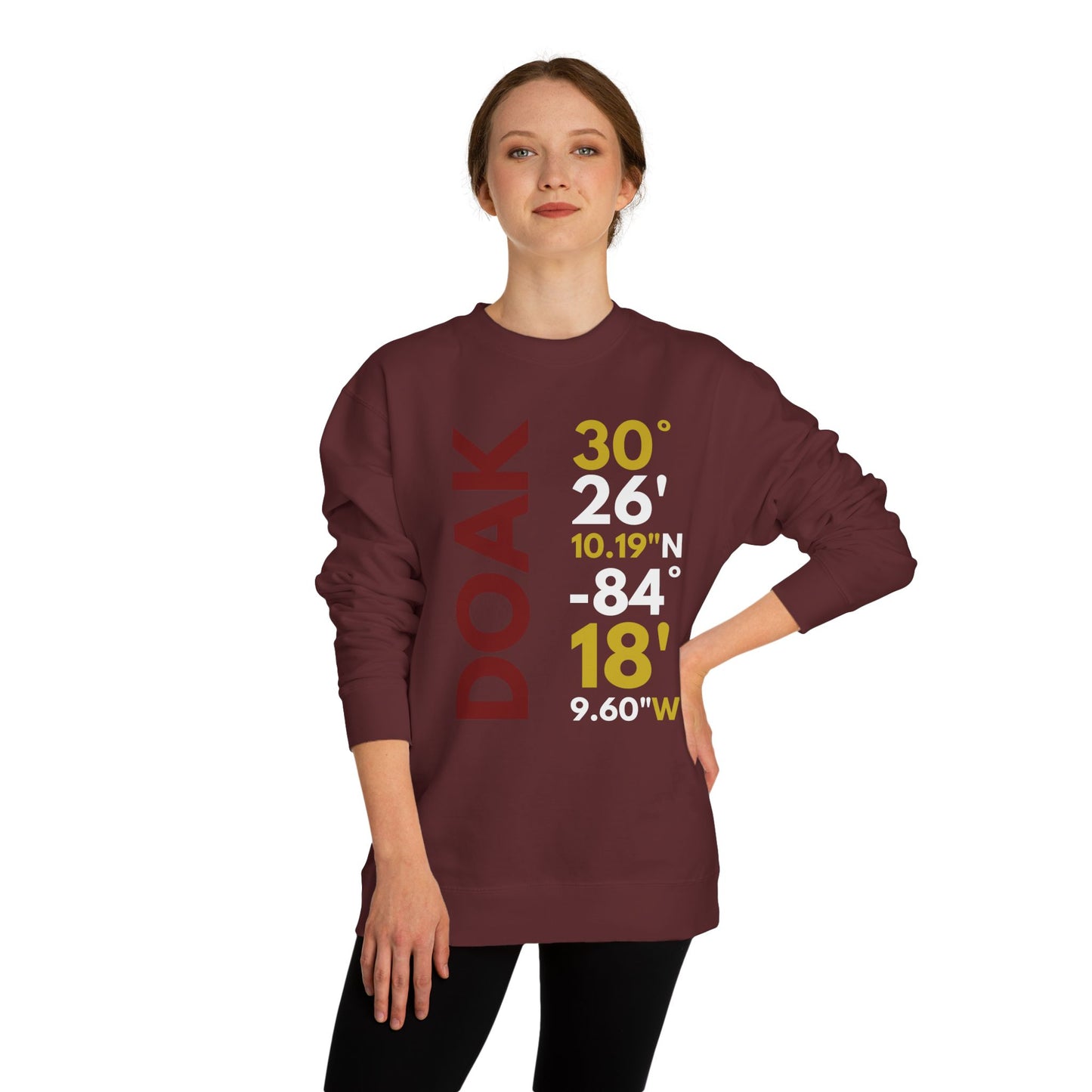 Gameday - "DOAK Coordinates" Unisex Crew Neck Sweatshirt