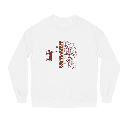 Noleblooded Athletics - Volleyball Unisex Double-Sided, Crew Neck Sweatshirt
