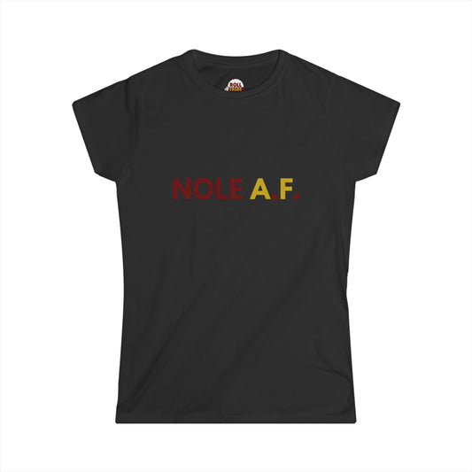 Gameday - "NOLE A.F."  Women's Softstyle Tee
