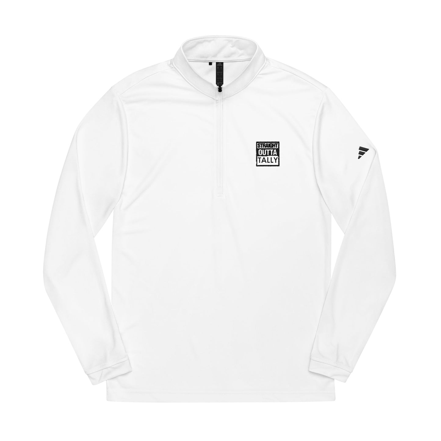 adidas® Quarter-Zip Pullover - "Straight Outta Tally" Embroidered Sportswear