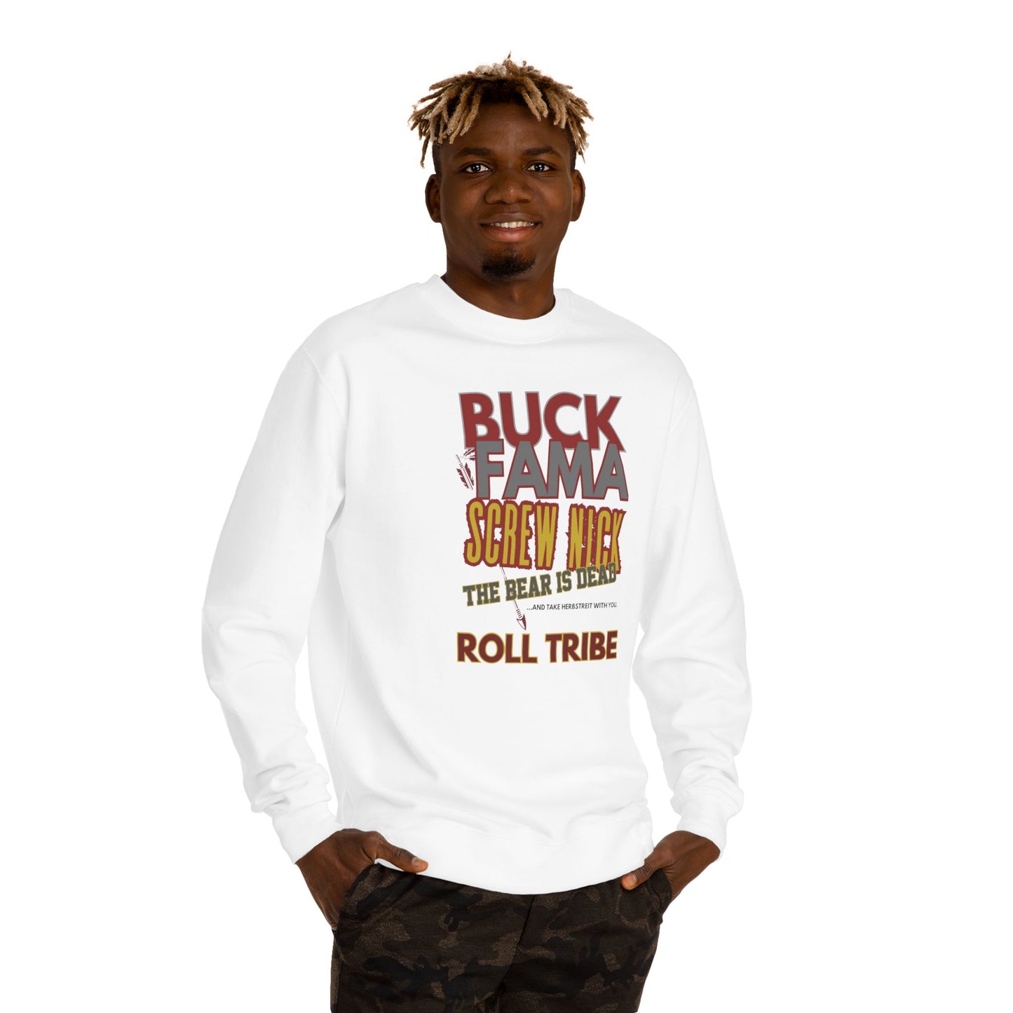 Roll Tribe "Screw Nick" Unisex Crew Neck Sweatshirt