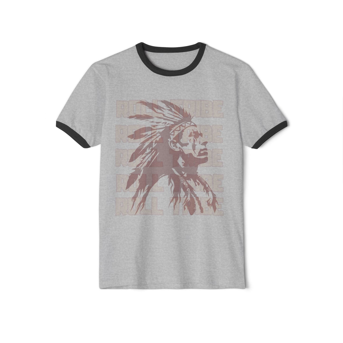'Roll Tribe Osceola' Unisex Cotton Ringer T-Shirt