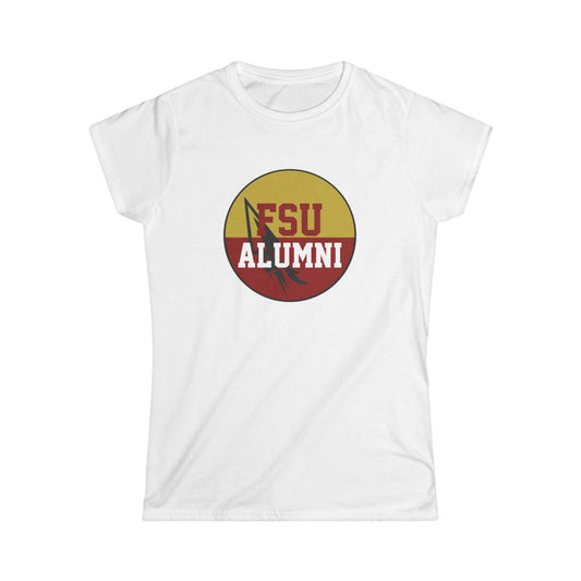 Gameday - "FSU ALUMNI Button" Women's Softstyle Tee