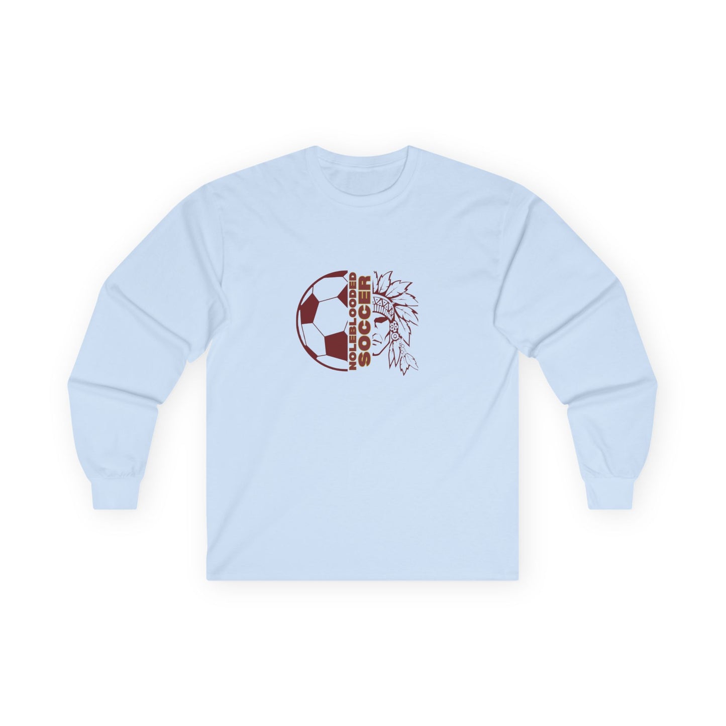 Noleblooded Athletics - Soccer Unisex Graphic Long Sleeve Tee
